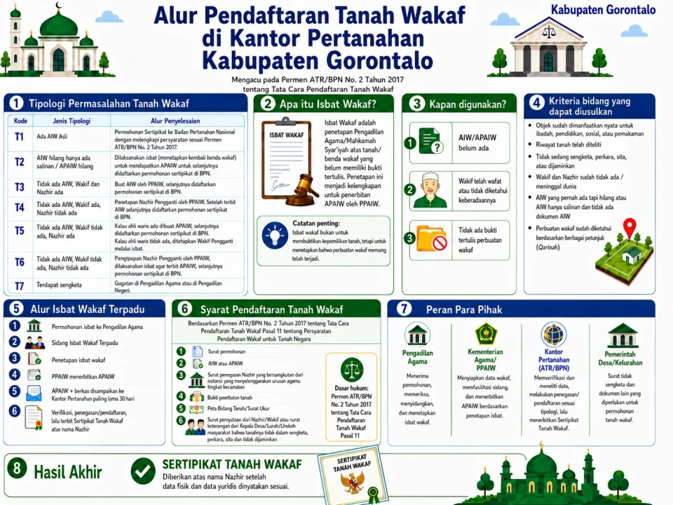 Alur Pendaftaran Wakaf